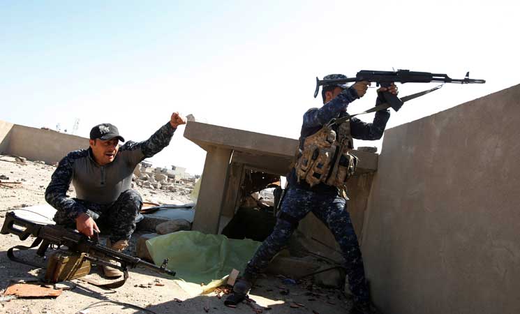 القوات العراقية تبدأ باصطياد داعش من اعلى المباني